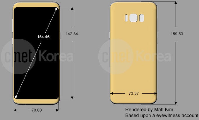 142mm over 70mm flat display area? Yep, that&#039;s awfully close to the rumored Galaxy S8 18.5/9 screen aspect ratio - So, what is this 2:1 Univisium display ratio on the LG G6 and likely the S8?