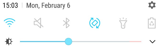 This is the brightness slider place you are used to, but it's not there by default with Nougat - How to bring the brightness slider back at the top of the S7/edge status shade on Nougat
