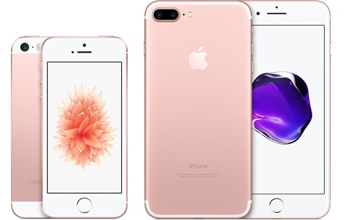 Rose Gold Apple iPhone SE & iPhone 7 Plus - Valentine's Day tech gift guide: here's what to get your significant other