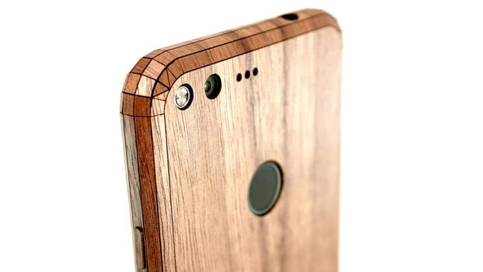 This Google Pixel and Pixel XL real wood case looks great and is made in the USA