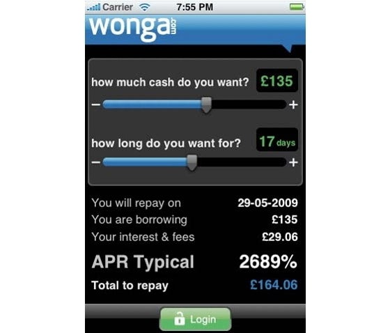 Borrow money in the UK right from your iPhone