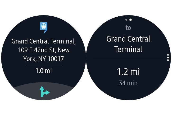 HERE WeGo app for Gear S3 updated with companion mode and public transport information