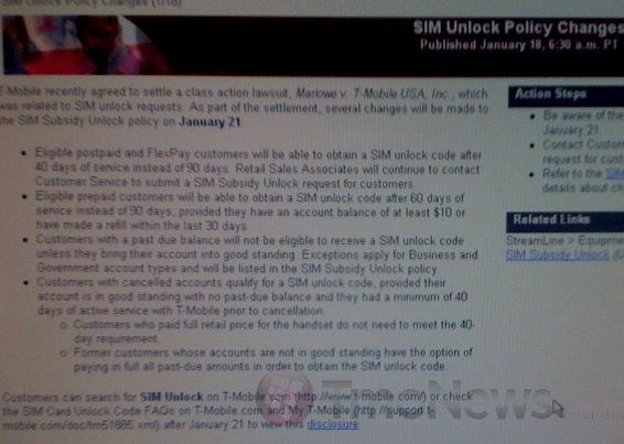 T-Mobile changes SIM unlocking policy