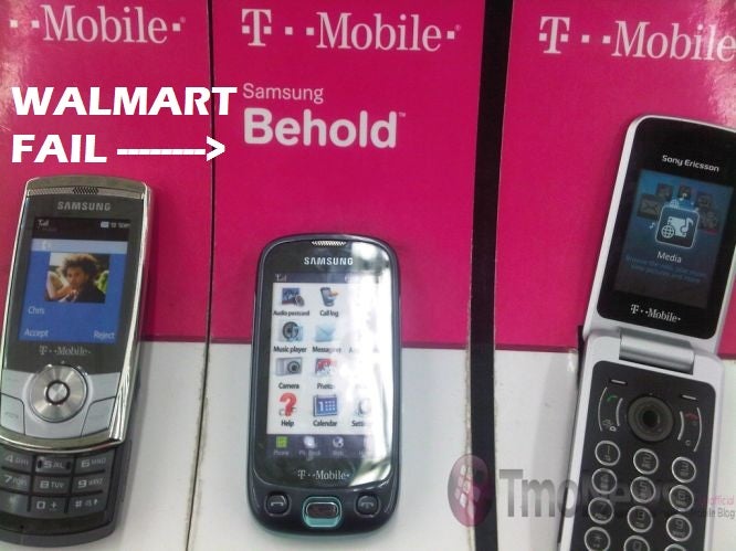 Behold! Walmart mislabels Samsung handset