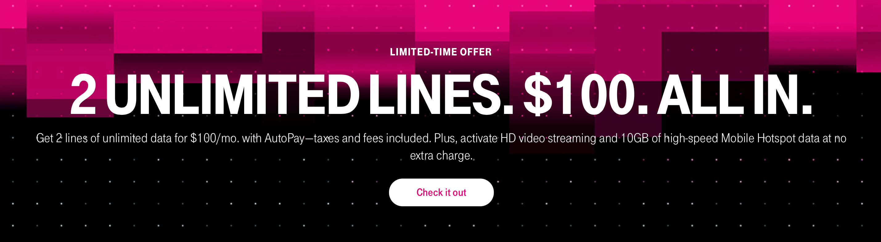 You can now get T-Mobile One with unlimited HD video streaming and 10GB of high-speed hotspot data