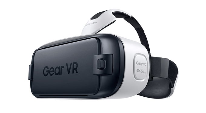 Samsung&#039;s current virtual reality headset, the Gear VR - Samsung was secretly showing off standalone VR headsets at MWC 2017