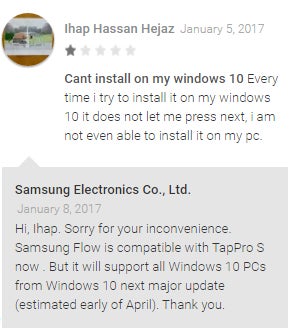 Samsung Flow app to allow Galaxy smartphone users to unlock their Windows 10 PCs with fingerprint