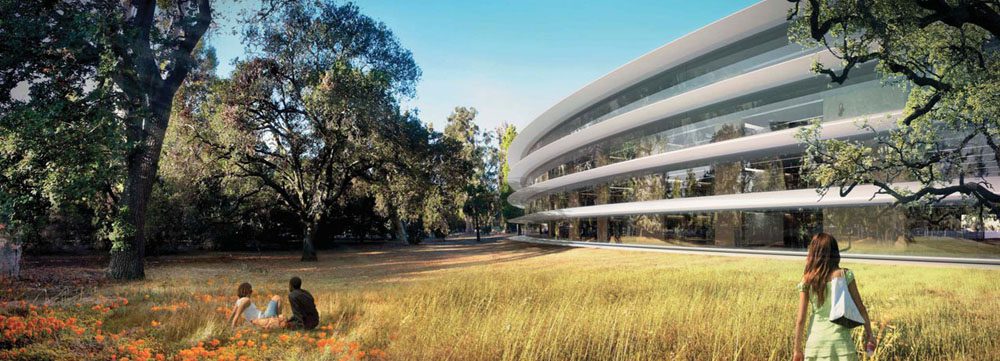 The spaceship Apple Park campus will be Apple&#039;s new official HQ starting this April