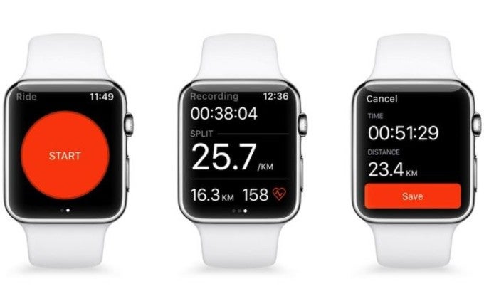 Strava users can now track runs and biking sessions with the GPS-enabled Apple Watch Series 2