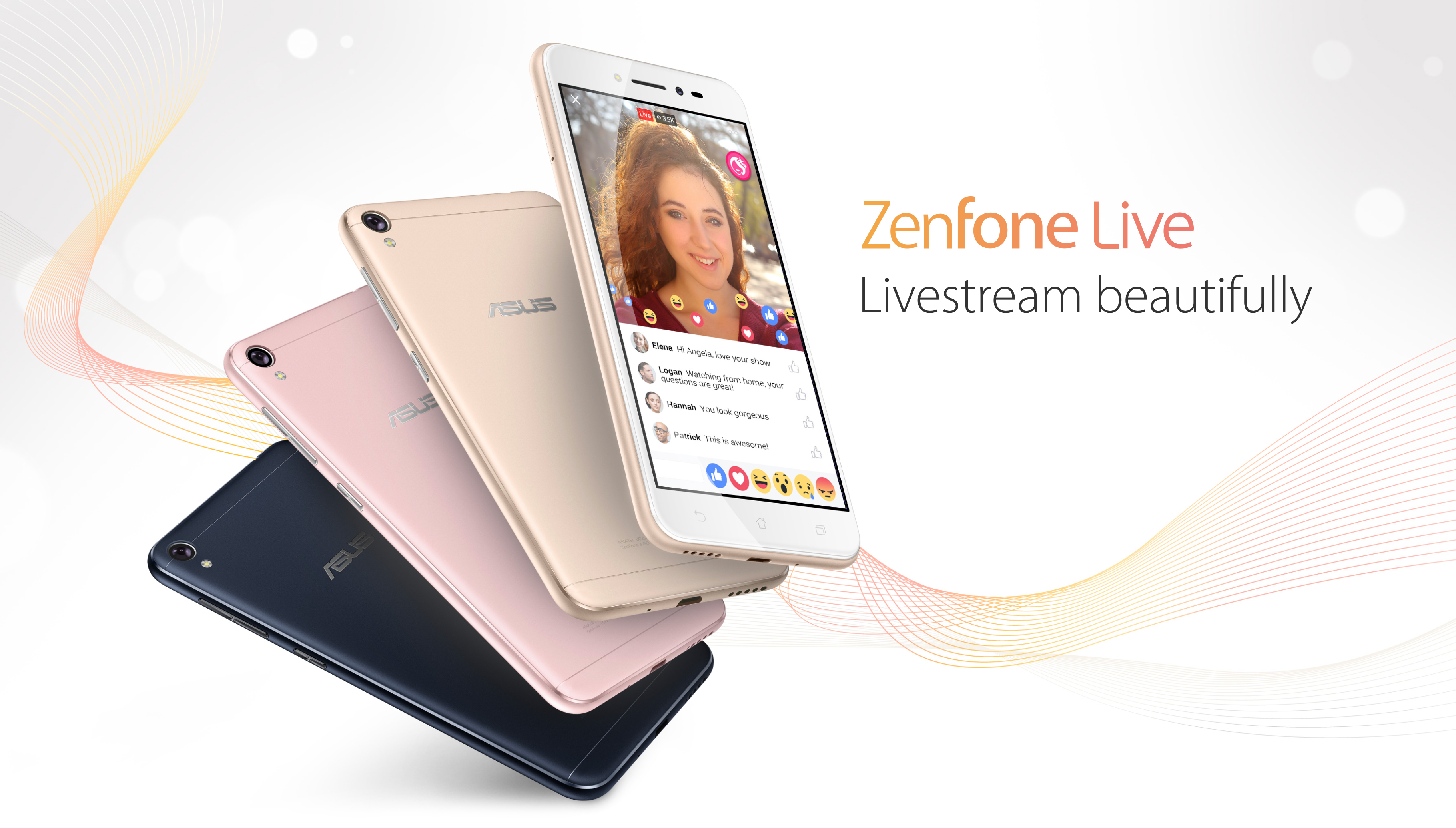 Asus's ZenFone Live will allow you to livestream a fully beautified version of yourself