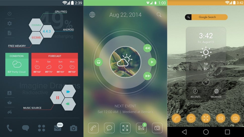 10 beautiful custom Android home screen layouts #5