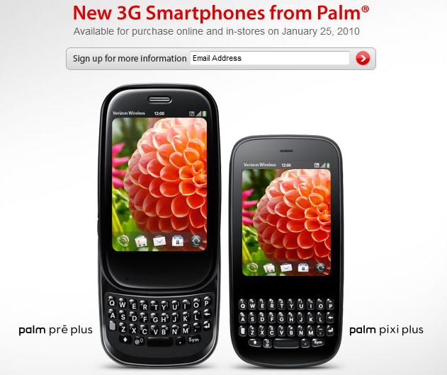 Verizon offering Free Pixi Plus with purchase of Pre Plus or Pixi Plus