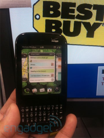 Best Buy already has stock of the Palm Pixi Plus in stores?