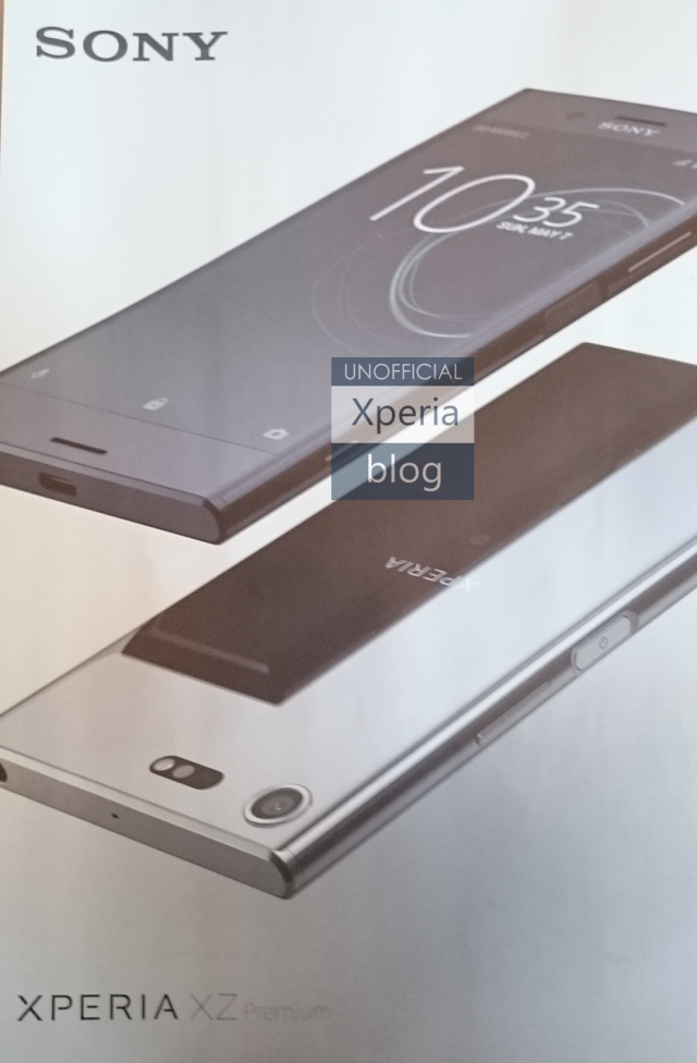 Xperia XZ Premium leaks, flaunting the mirror finish of the Z5 Premium with 4K display