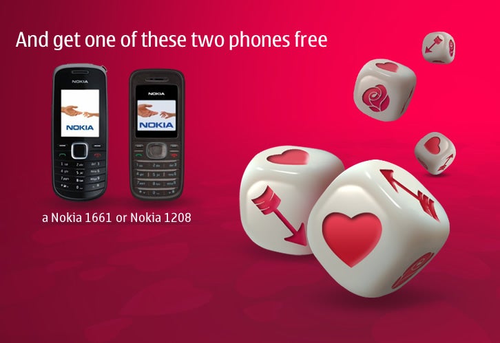 Nokia giving away free phones for Valentine&#039;s Day with purchase