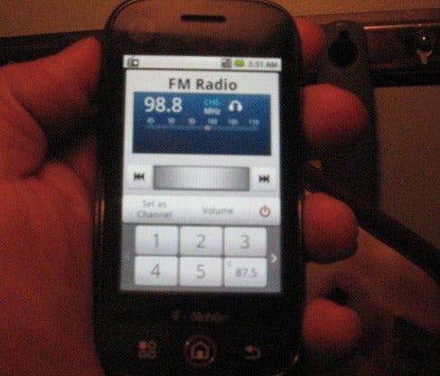 FM Radio is a nice hidden feature on the Motorola CLIQ