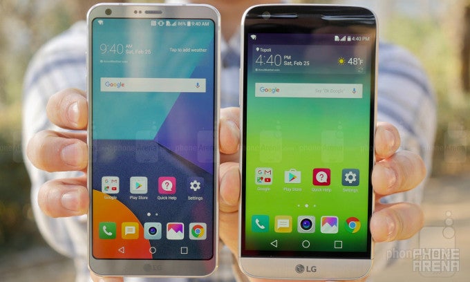 LG G5 vs LG G6: first look