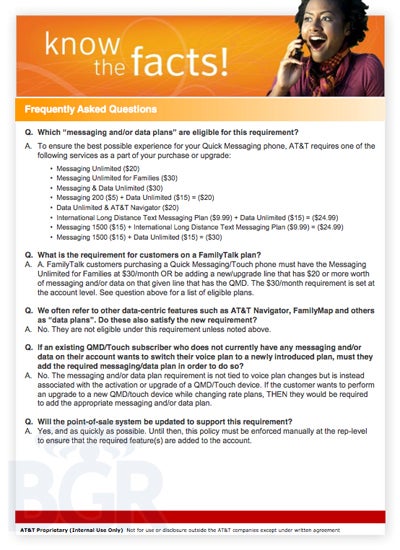 AT&amp;T is requiring $20 in data during purchase for a &quot;quick  messaging&quot; phone