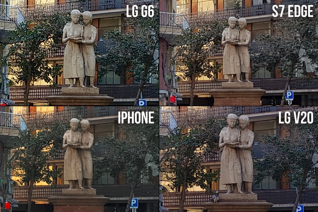 LG G6 vs Galaxy S7 edge, iPhone 7 Plus, LG V20: camera comparison