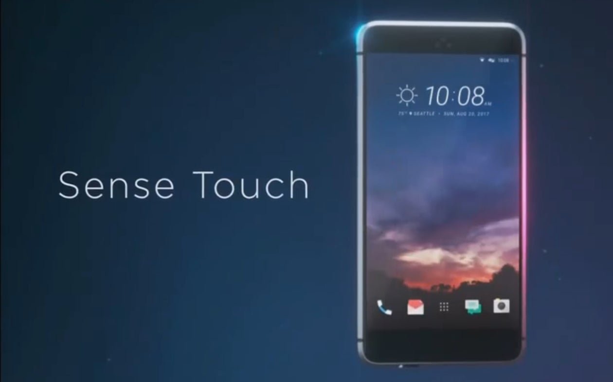 Rumor-based concept - HTC Edge Sense spotted: the buttonless HTC phone still possible?