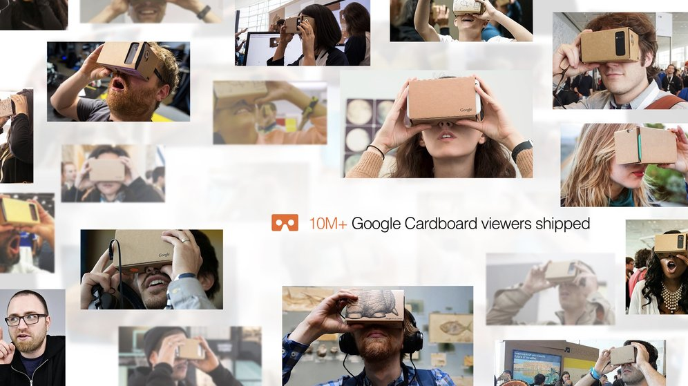 10 million Google Cardboard units have shipped - 10 million Google Cardboard VR viewers shipped to date