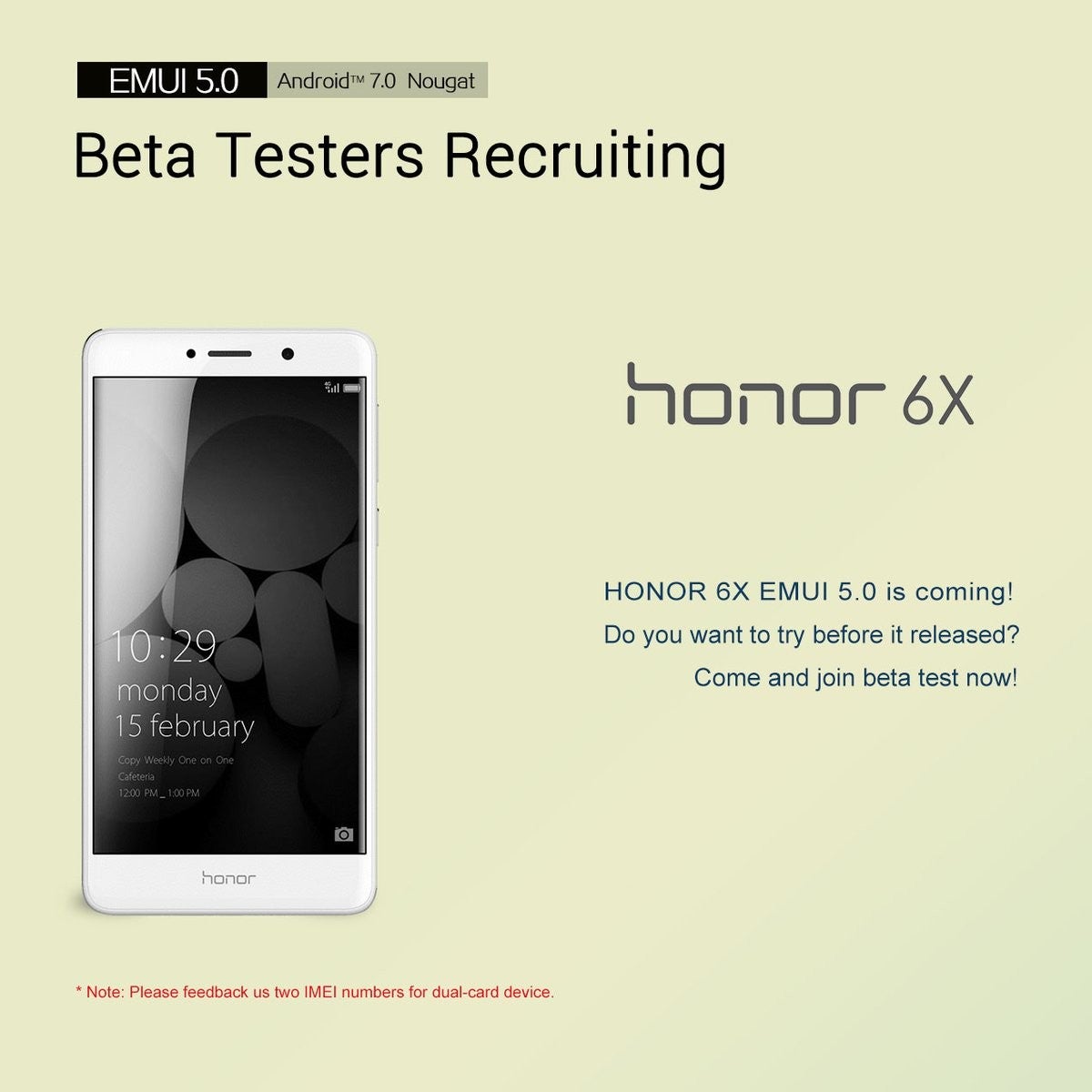 Honor 6X to have its own Android Nougat beta program in the U.S.