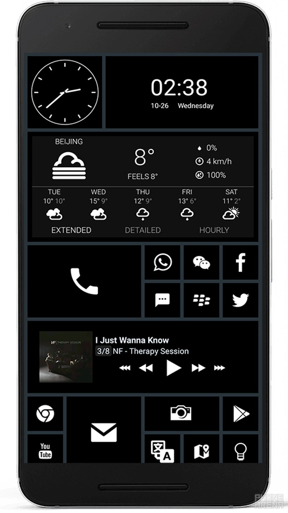 Smartphone Home Screen Layout Werohmedia