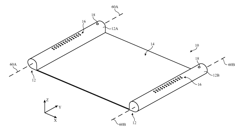 Patent application reveals how Apple might use flexible OLED displays in future devices