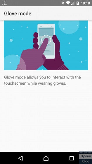 Latest Concept for Android for Xperia X brings Glove mode, newer version of Camera app
