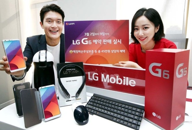 40,000 LG G6 units have been reserved in South Korea after four days - LG G6 pre-orders hit 40,000 in Korea after four days