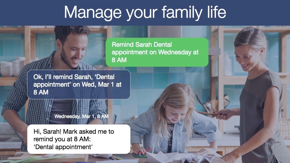 Yahoo launches new text-based chatbot that can help you organize the family schedule