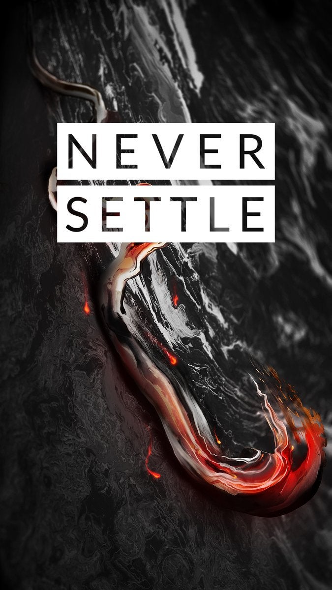 Wallpaper tease? - "Never Settle" teaser maybe hints at OnePlus 4 (OnePlus 5?). Or just a jet black color for an existing product