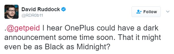 &quot;Never Settle&quot; teaser maybe hints at OnePlus 4 (OnePlus 5?). Or just a jet black color for an existing product