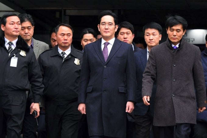 Jay Y. Lee, head of Samsung, denies all charges in bribery trial