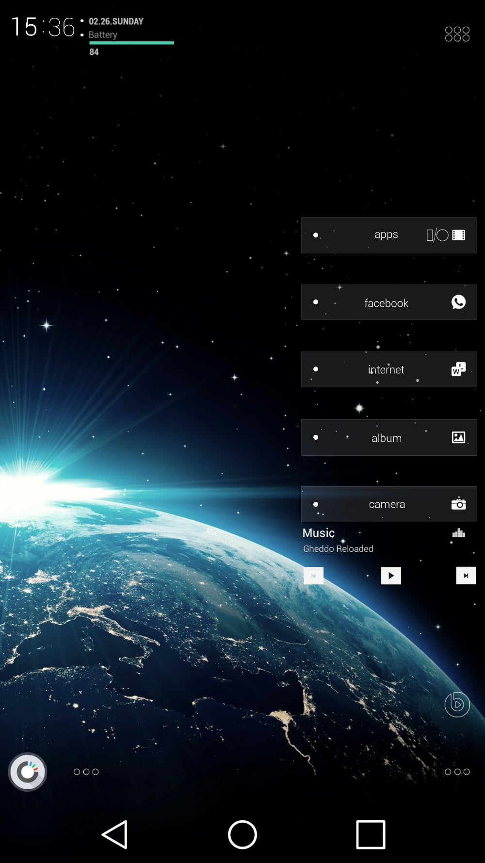 Last week's winner - Goran. - 10 beautiful custom Android home screen layouts #7