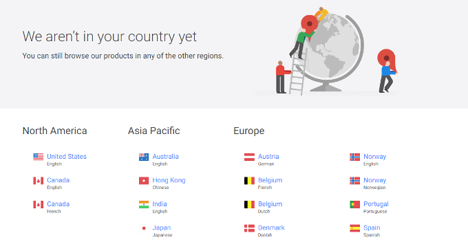 You can now buy devices on the Google Store from any place in the world, shipping still limited to select few countries