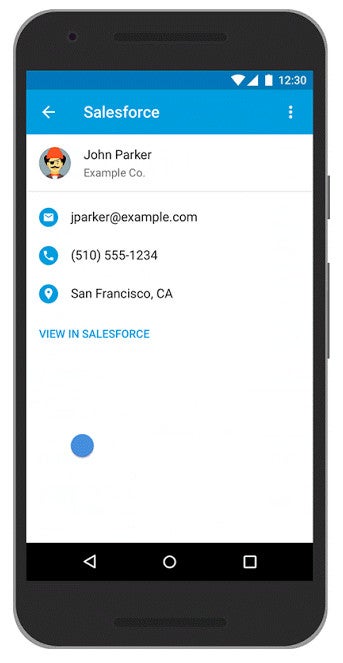 Salesforce add-on - Google empowers Gmail with support for native add-ons