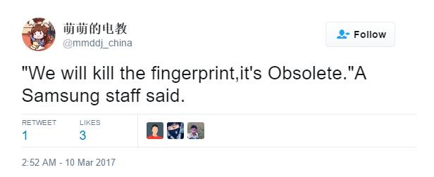 Samsung staff member allegedly says that fingerprint scanners are obsolete - Samsung to phase out the fingerprint scanner on future handsets?
