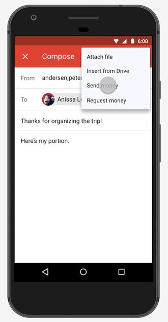 Send money in Gmail on Android - You can now send and request money in Gmail on Android