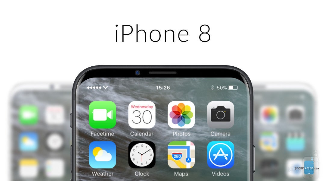 This is what the bezel-less iPhone 8 may look like: ultimate design concepts of the black and white models