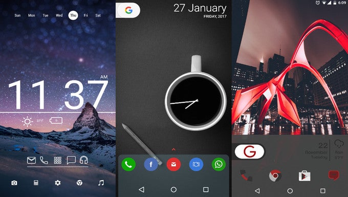 10 beautiful custom Android home screen layouts #8