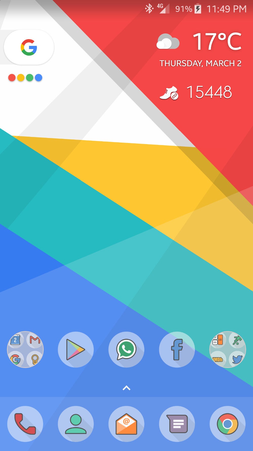 Last week&#039;s winner - 5urv1v0r - 10 beautiful custom Android home screen layouts #8