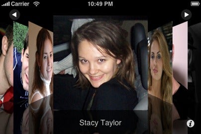 ContactFlow app gives you that cover flow look to your contacts