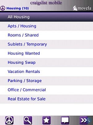 Craigslist app for BlackBerry is now available - for $4.99