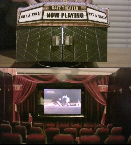 iPhone owner builds miniturized personal theater
