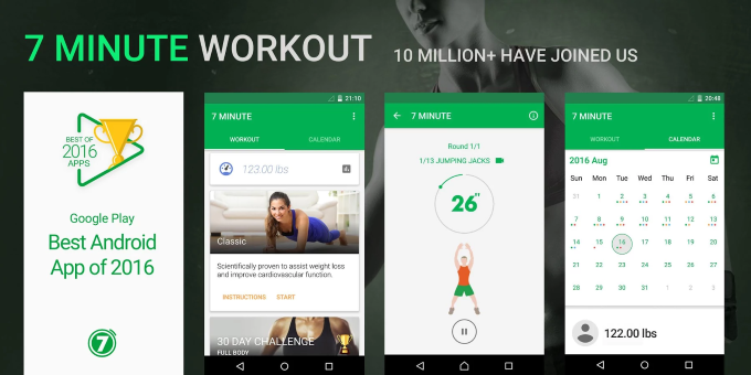 7 Minute Workout - Best Android apps