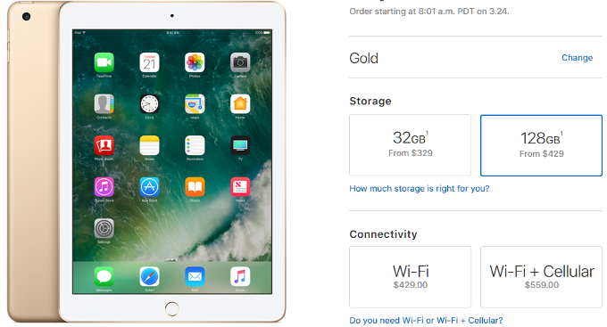 The most expensive new model is just sixty bucks more than what the Air 2 starting price used to be - Spell cheap: new Apple iPad 9.7" price, release date and country availability