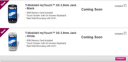 UPDATED:Refreshed myTouch 3G due out today? Fender Limited Edition out of stock