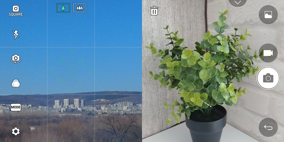 Square shot preview is pretty convenient too - LG G6 camera UI: what's changed?