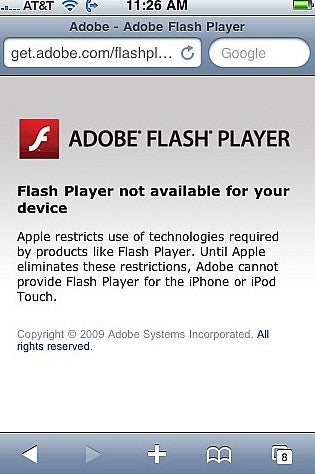 how to get adobe flash player on ipod touch